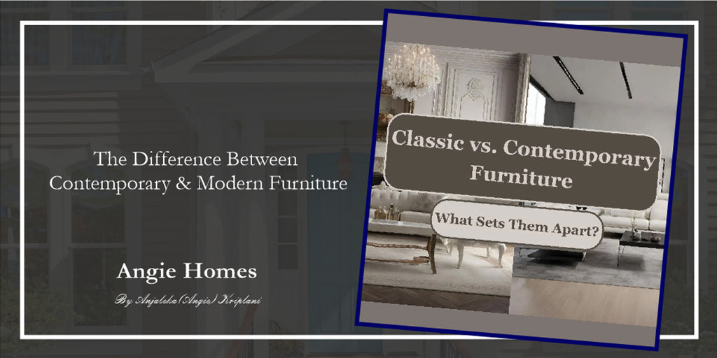 Difference Between Contemporary and Modern Furniture - Angie Homes ...