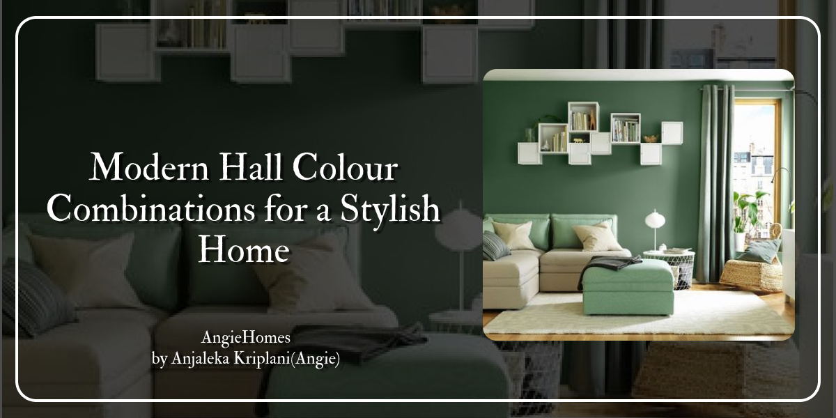 Modern Hall Colour Combinations for a Stylish Home – ANGIE HOMES