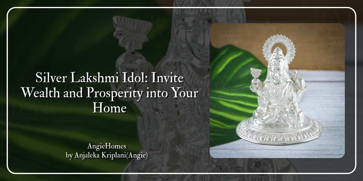 Silver Lakshmi Idol: Invite Wealth and Prosperity into Your Home ...