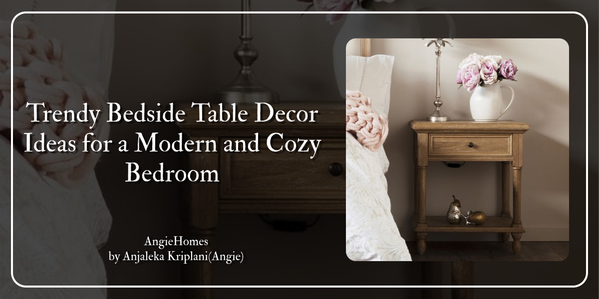 Trendy Bedside Table Decor Ideas for a Modern and Cozy Bedroom – ANGIE ...