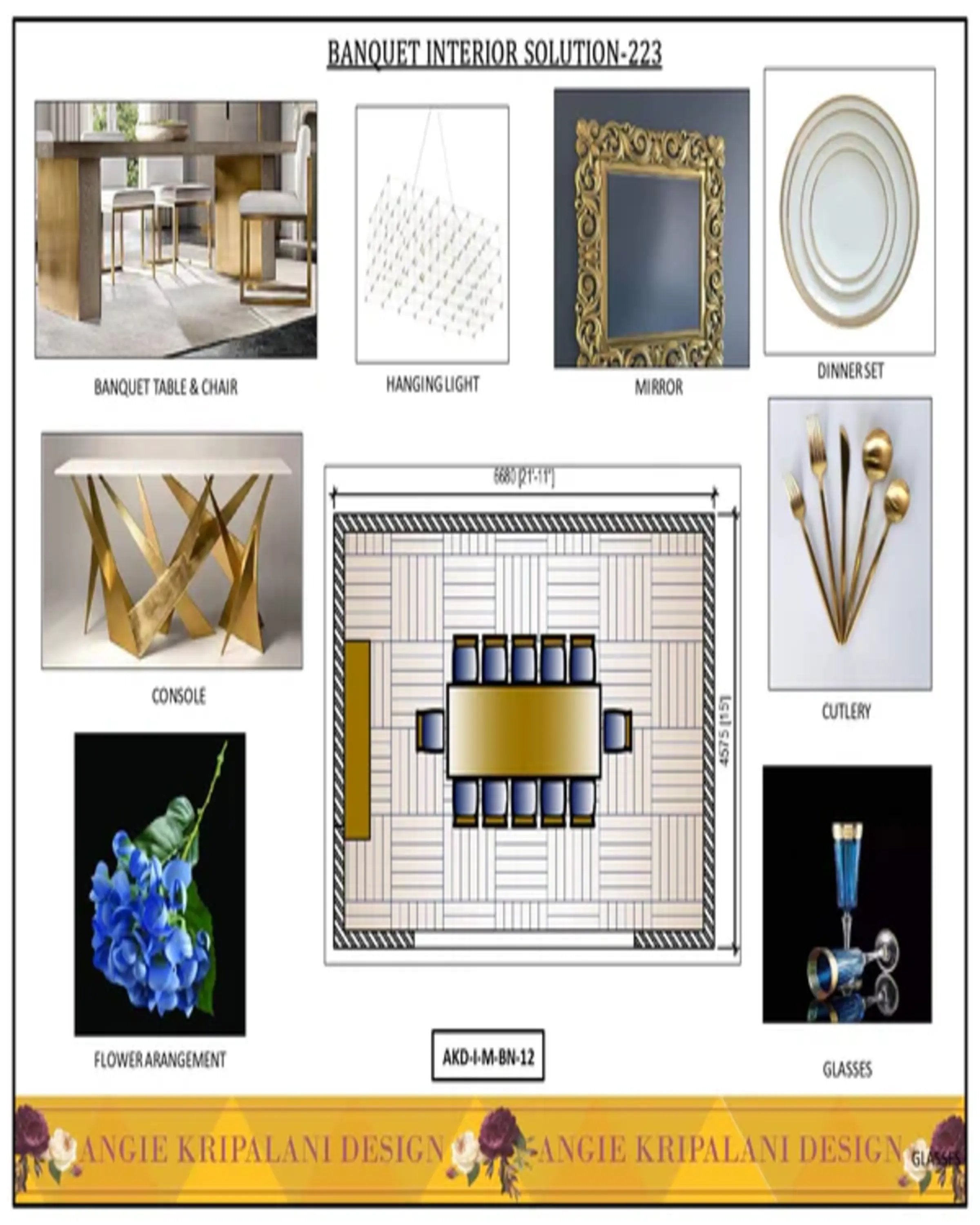 Luxury Banquet Interior Design and Solutions By Angie Kripalani Design ...