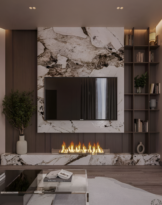 Verano Crest TV & Media Unit ANGIE HOMES