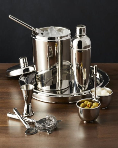 Bar Craft Luxury Silver Bar Accessories