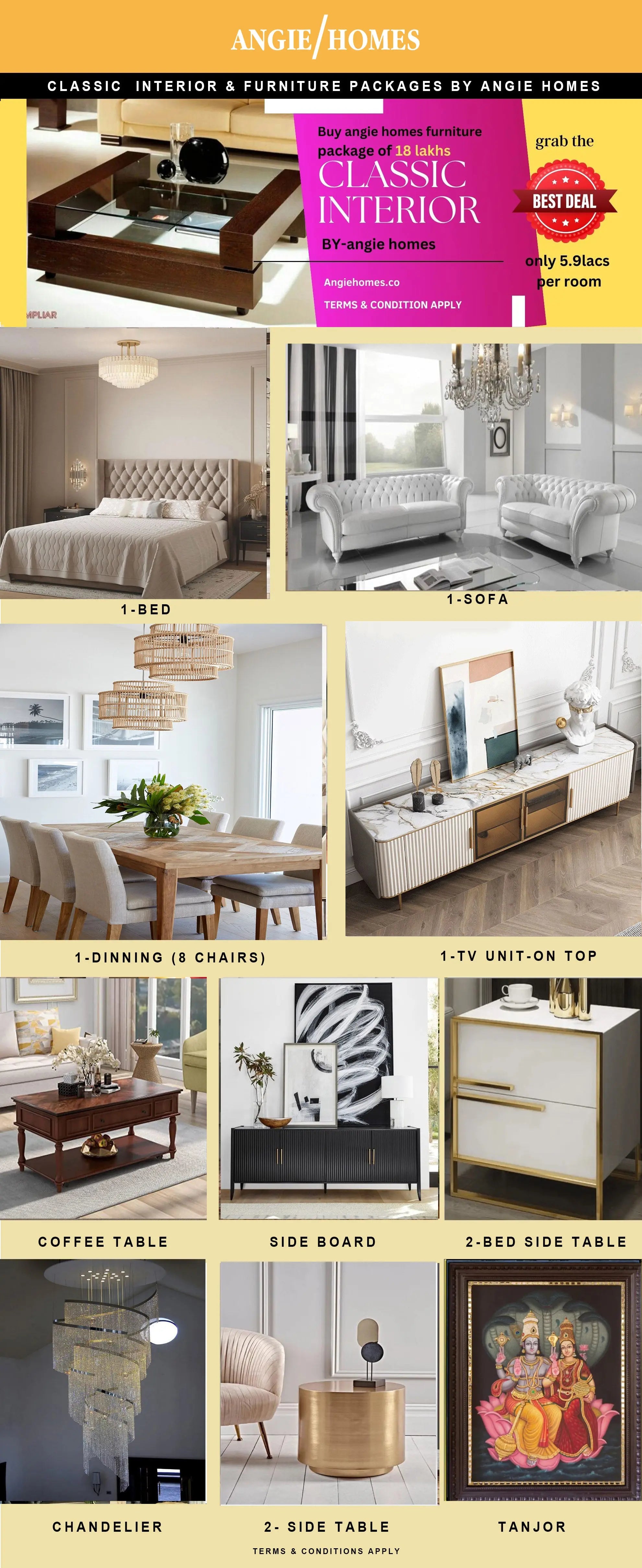 Otter 3BHK Home Interior Design in Low Budget - Interior Solutions ...