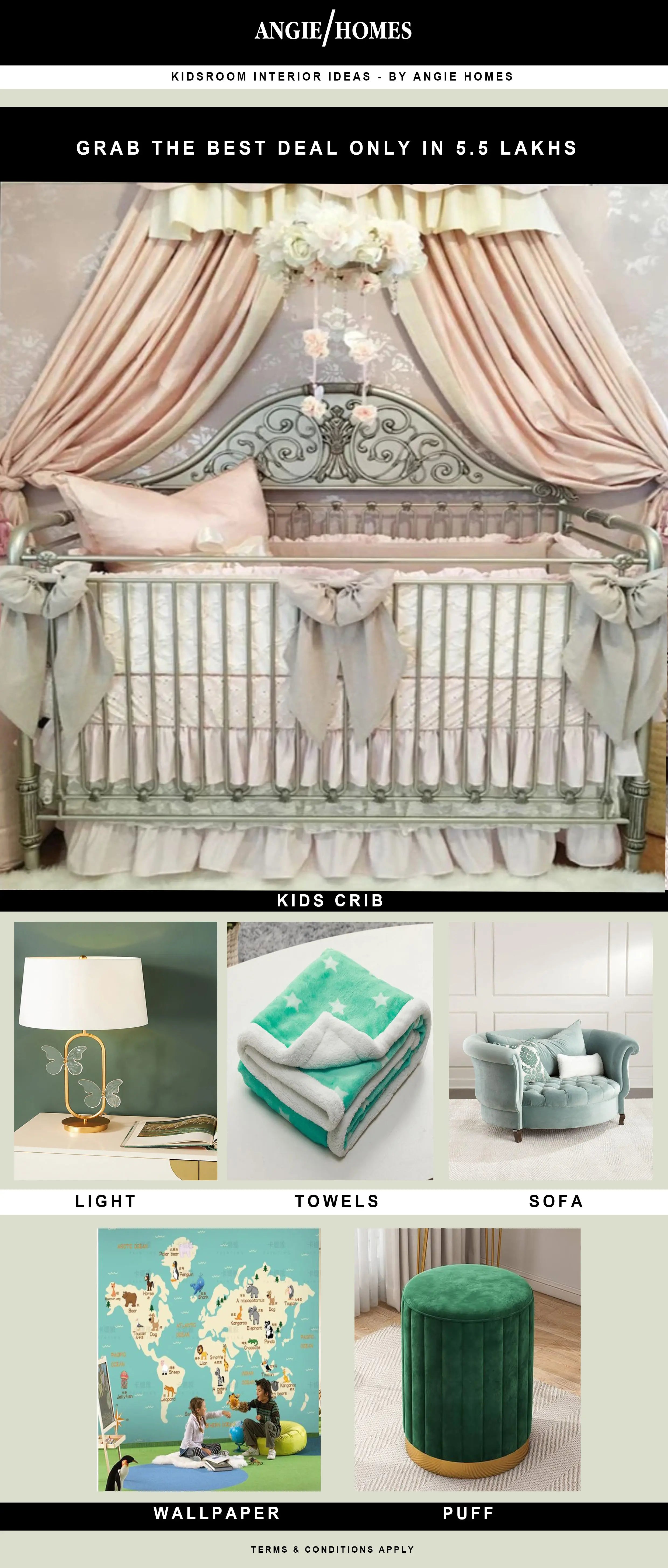Rey Low Cost Nursery Room Interior Design - Interior Solutions – ANGIE ...