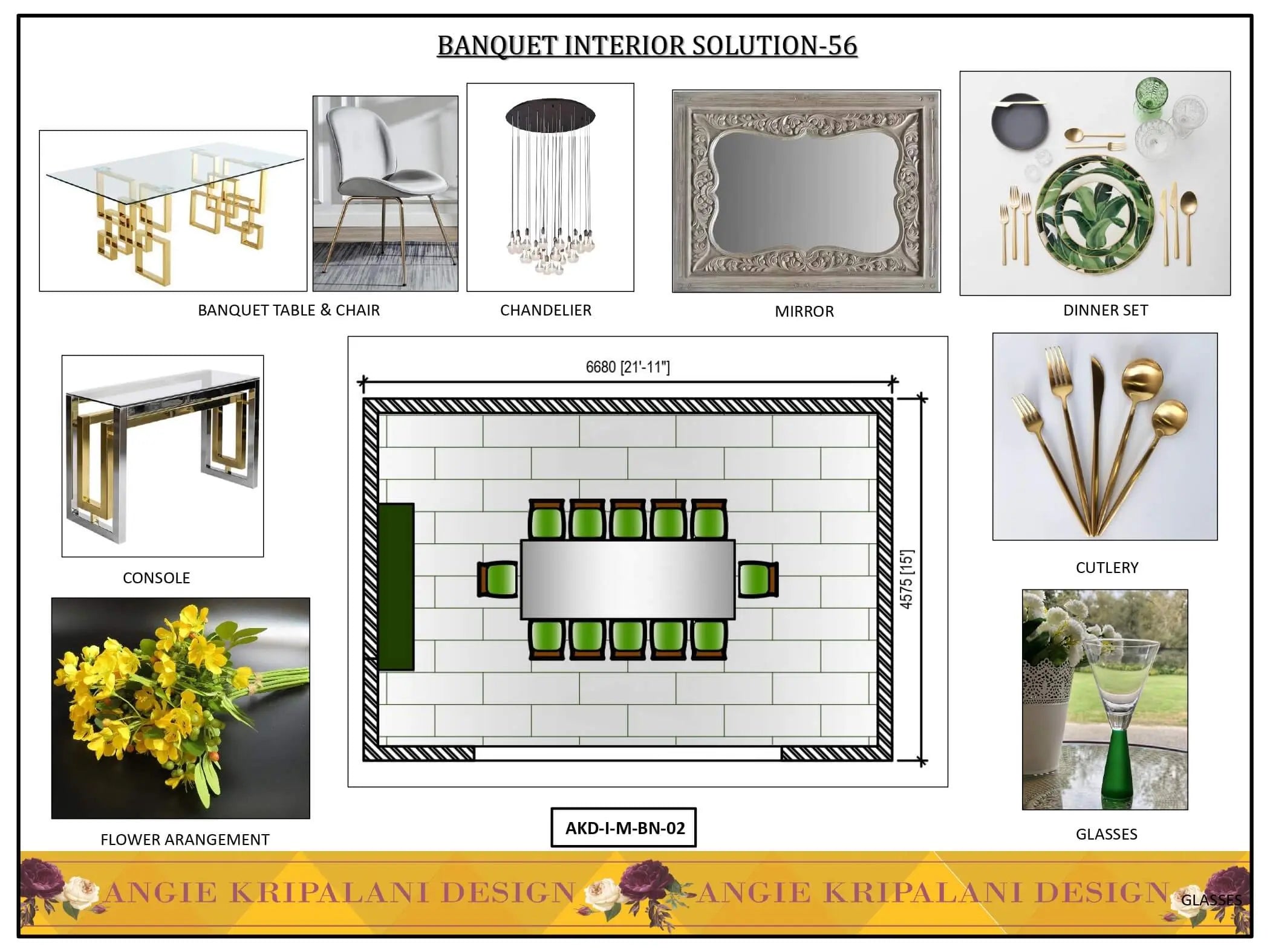 Tranding Banquet Hall Interior Solutions By Angie Kripalani Design ...