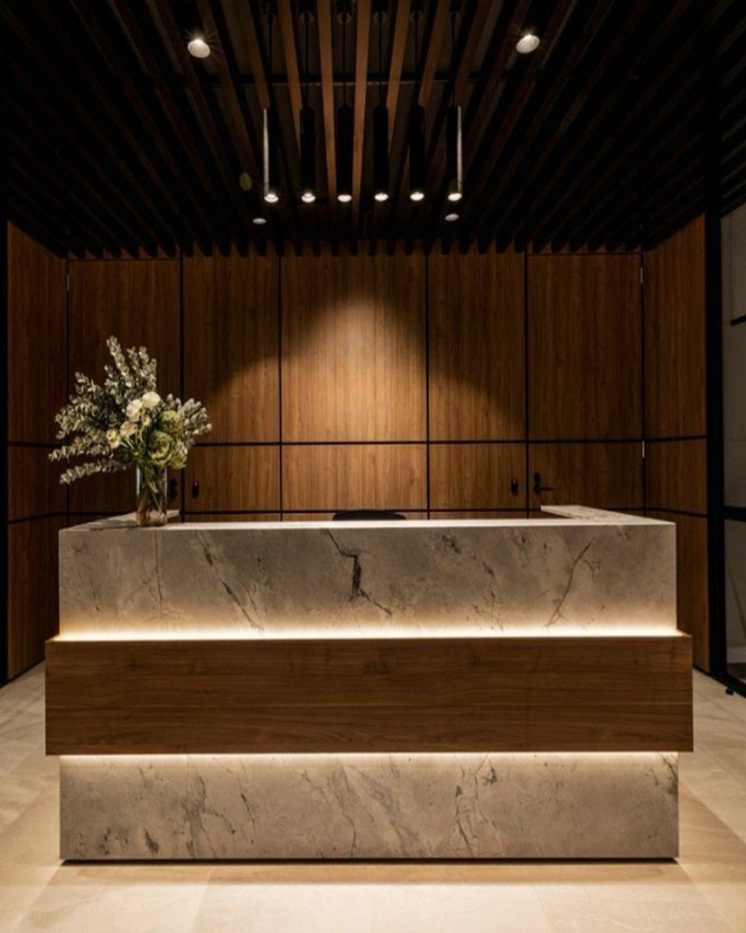 Urban Charm Welcome Reception Desk – ANGIE HOMES
