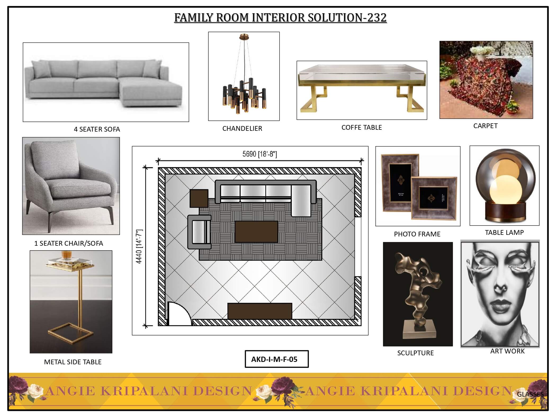 Beautiful Family Room Interior Solution By Angie Kripalani Design ...