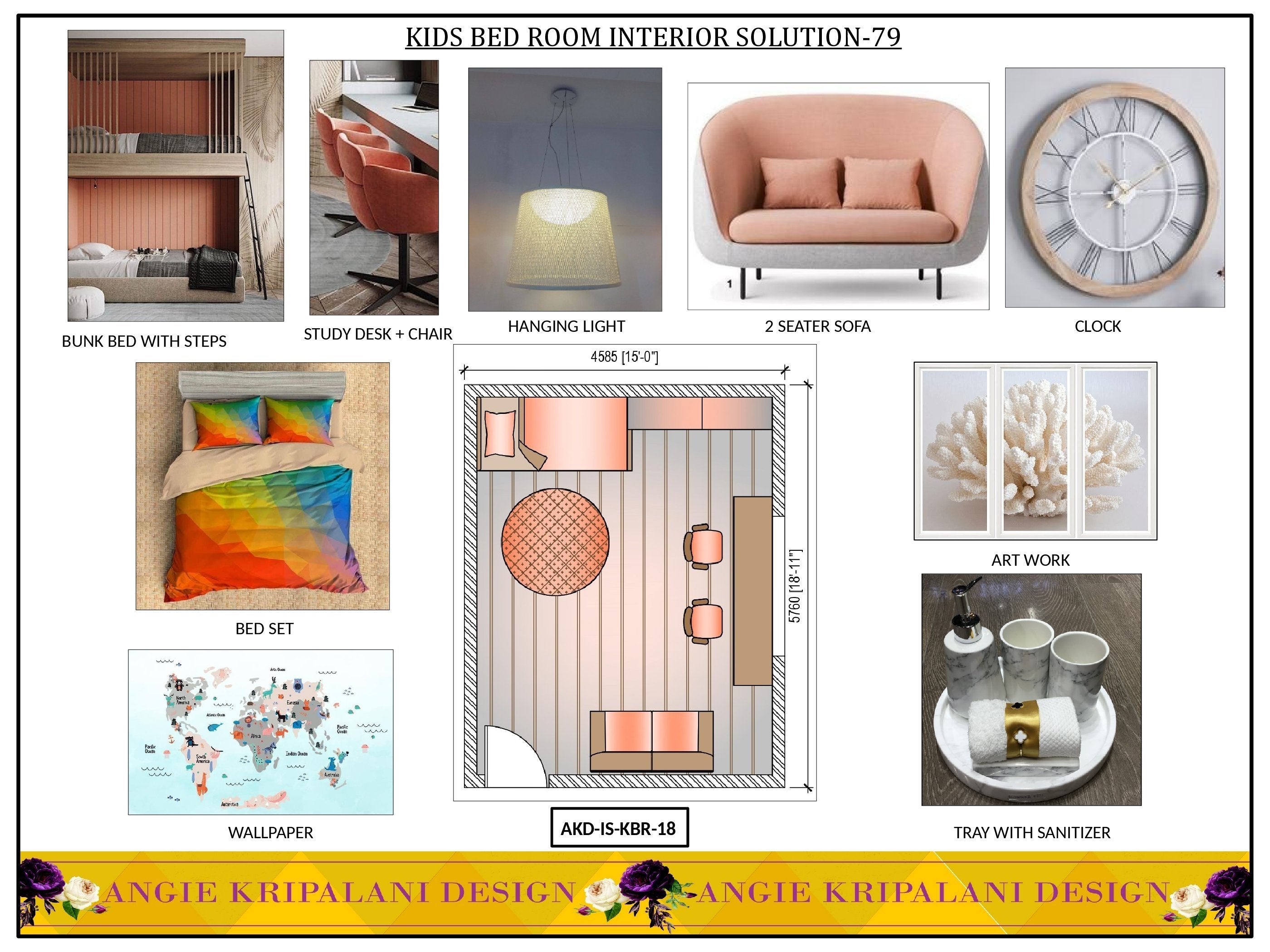 Buy Children's Interior Design Bedroom Kids for Girls & Boys Online ...