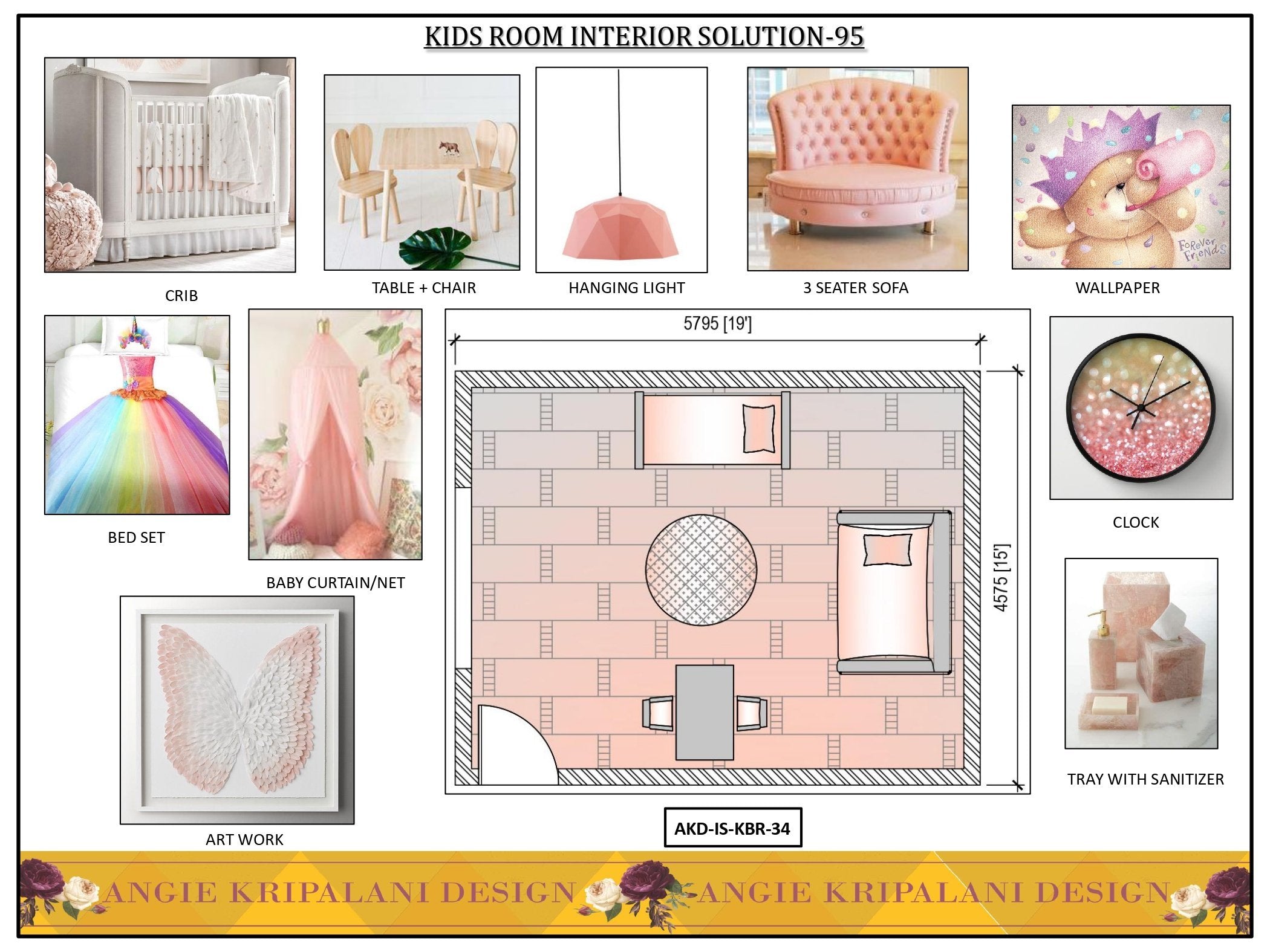 Buy Beautiful Interior Design Service Provider for Kids Bedroom Online ...