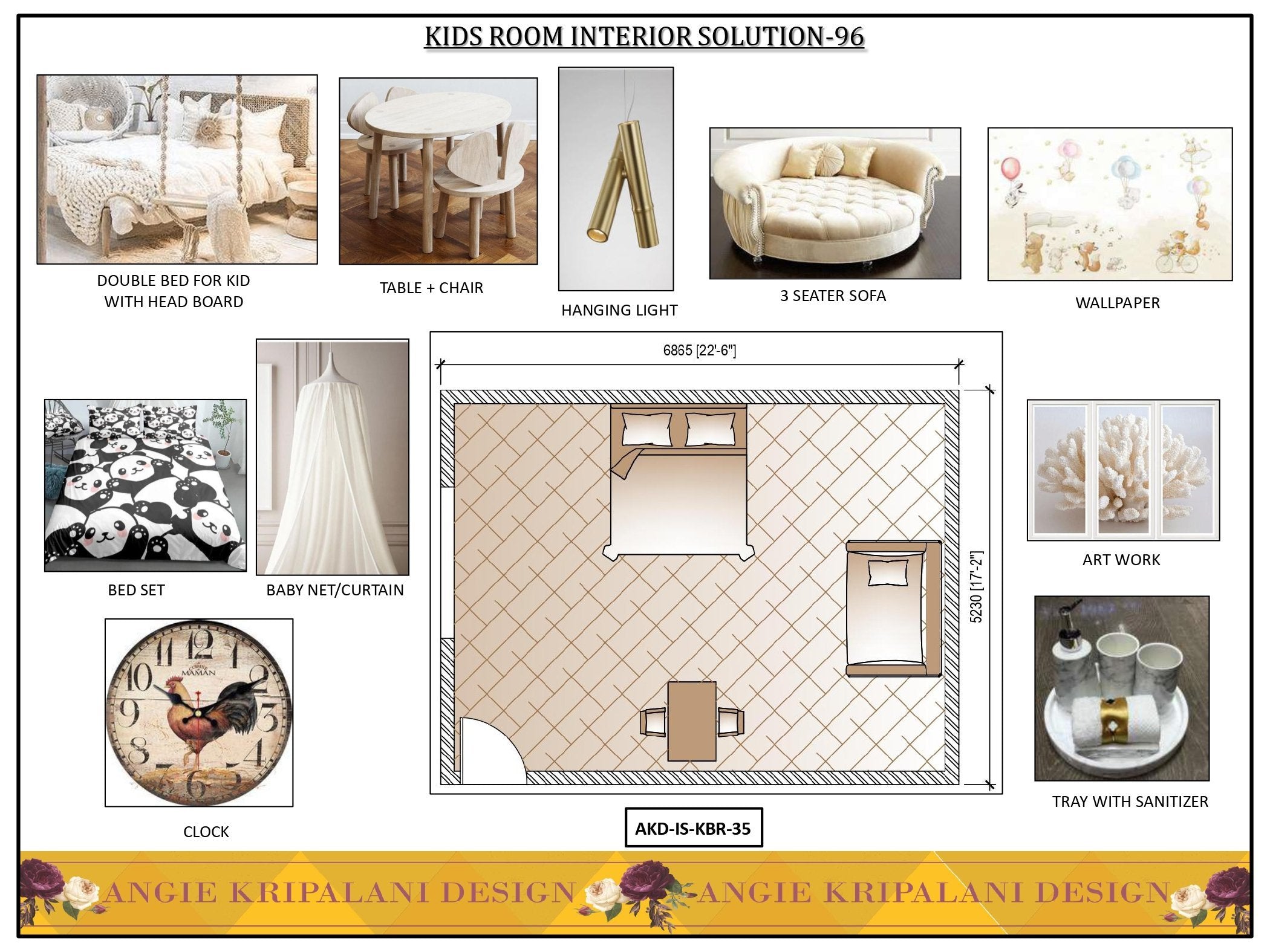 Buy Beautiful Interior Design Service Provider for Kids Bedroom Online ...