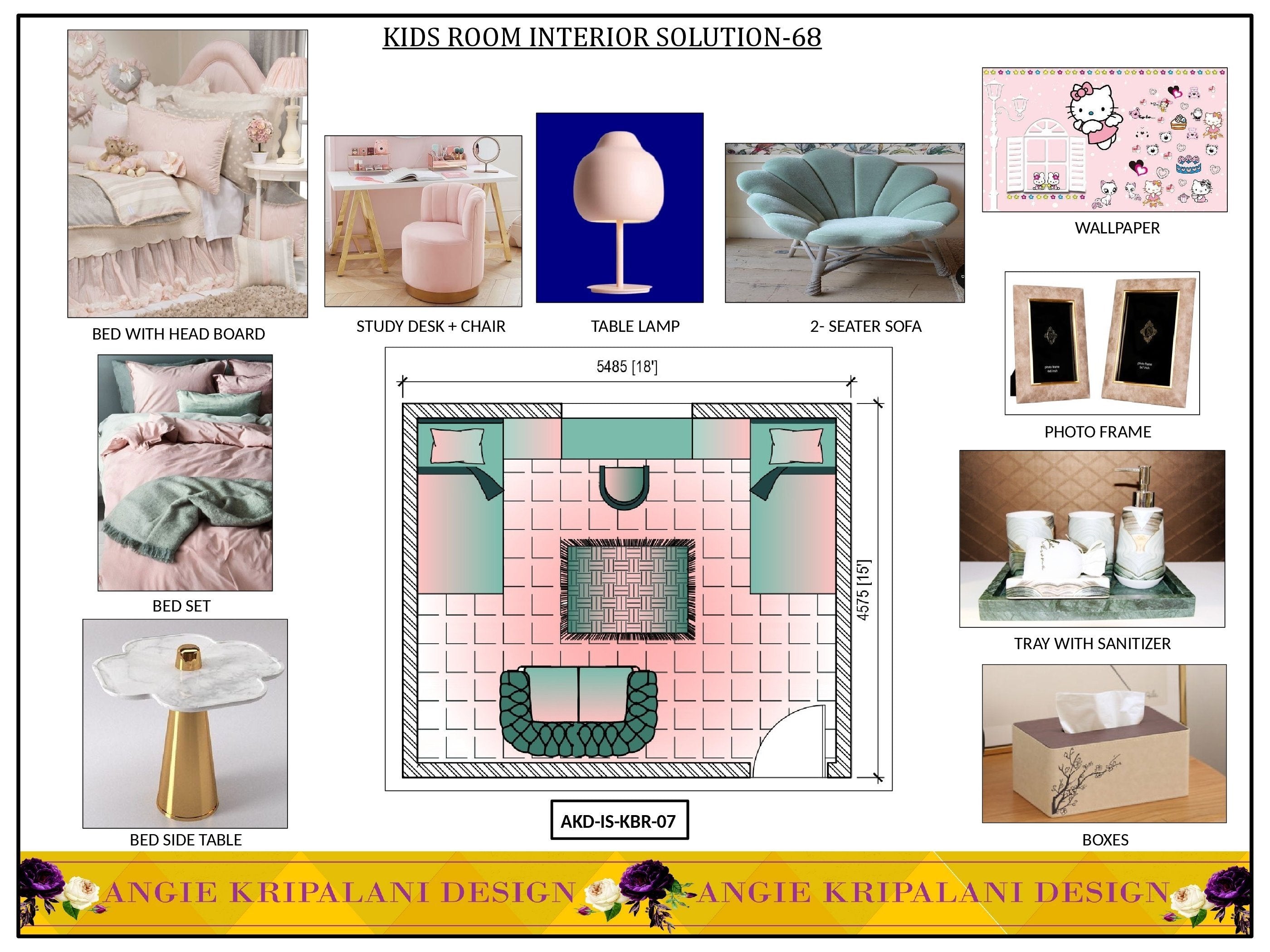Kid's Bedroom Interior Designing Service at Best Price – ANGIE HOMES
