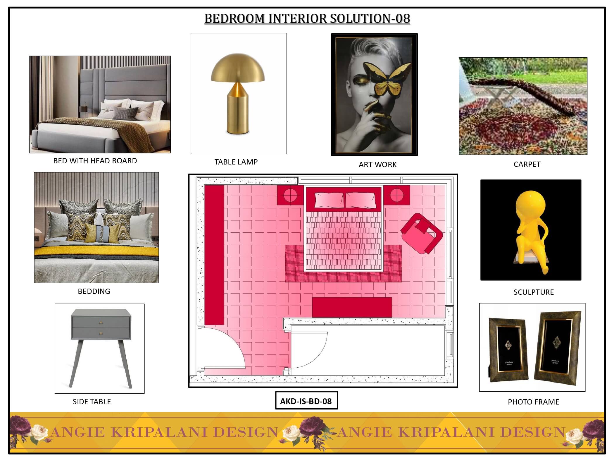 Best Interior Designing & Home Decoration For Master Bedroom – ANGIE HOMES