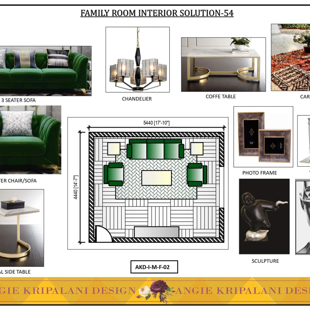 Modern Family Hall Room Interior Solutions - Angie Kripalani Design ...