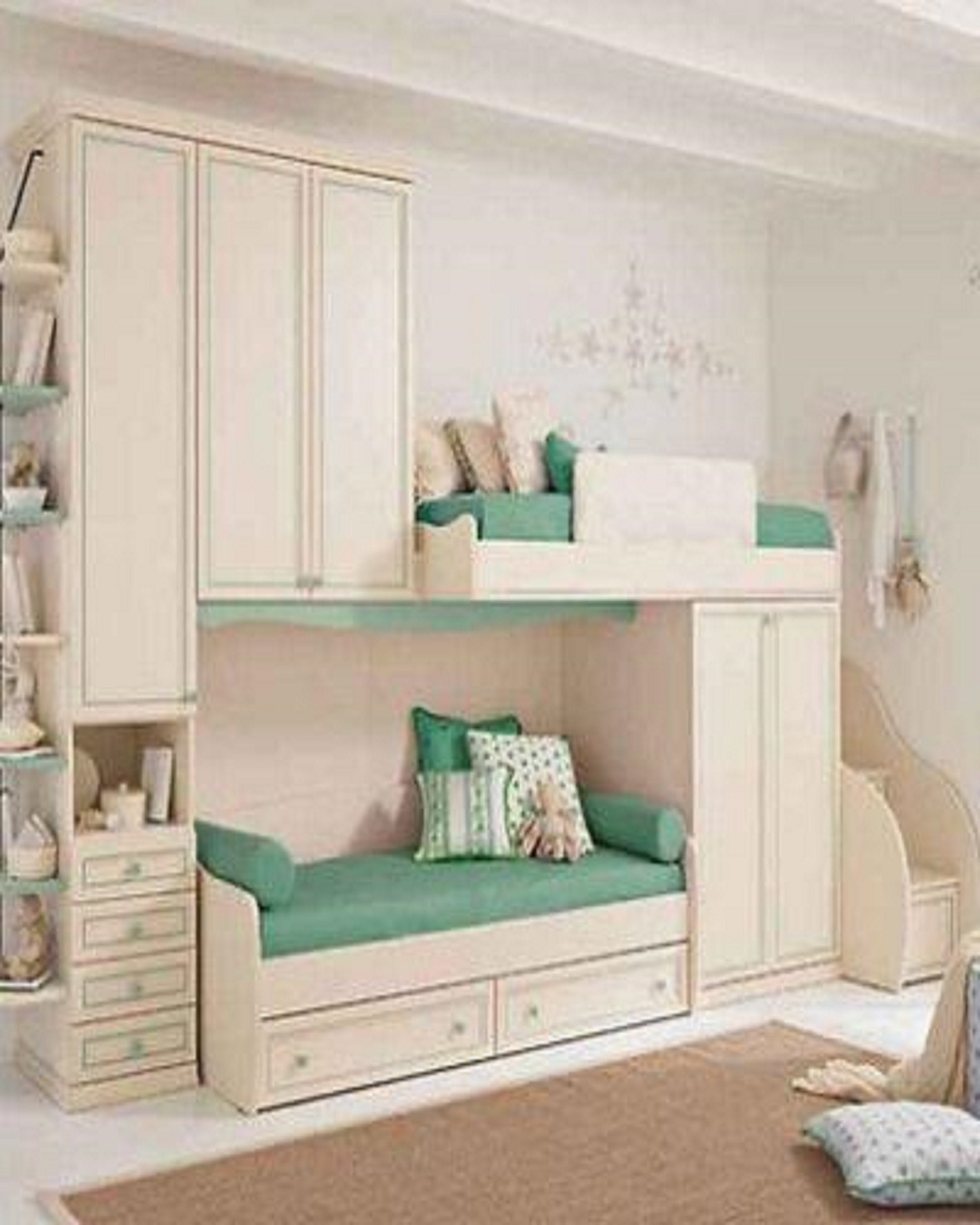 Shop Stylish Novi Cream Kids Bunk Bed with Wardrobe Online – ANGIE