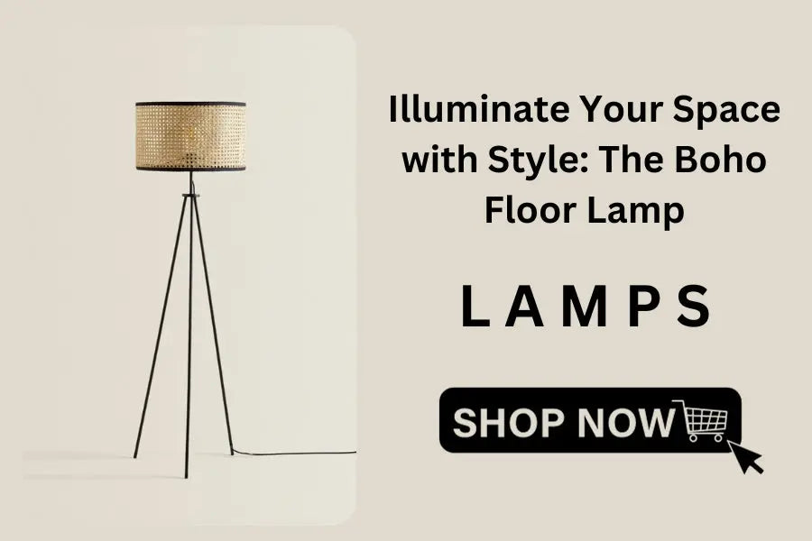 Illuminate Your Space with Style : The Boho Floor Lamp