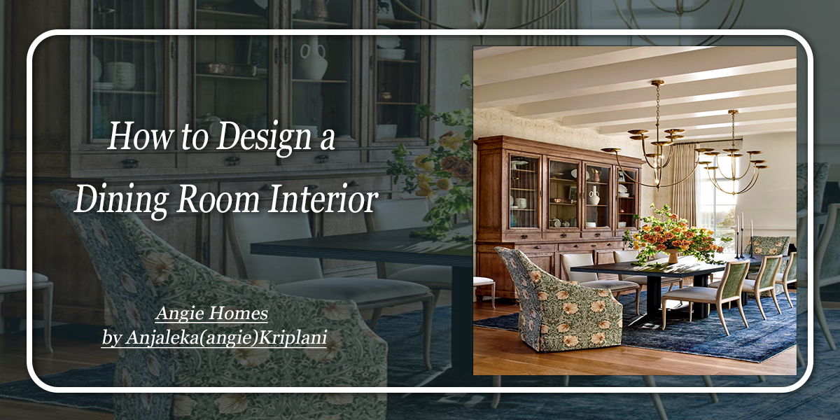 How to Design a Dining Room Interior