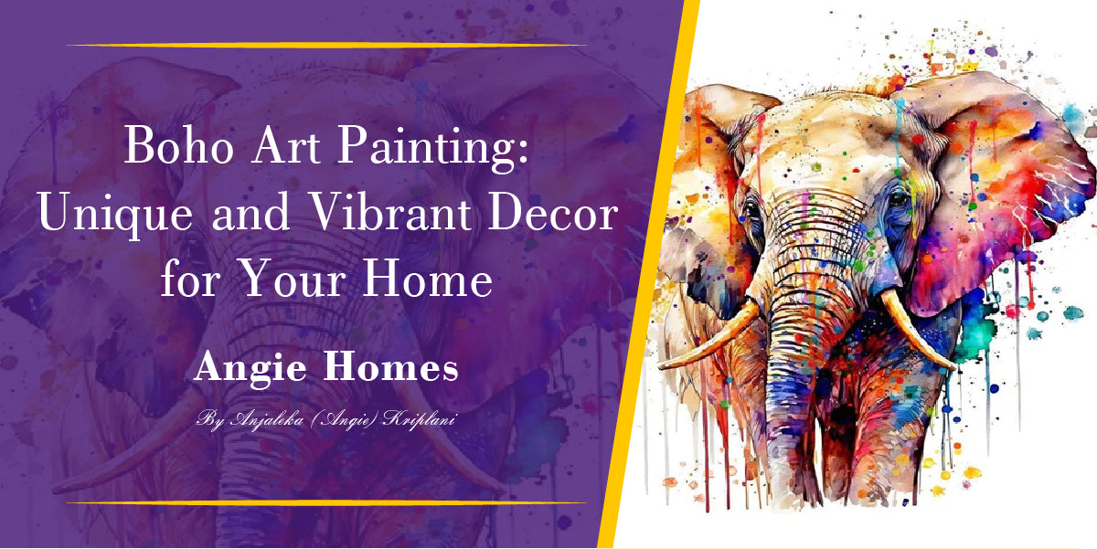 Boho Art Painting: Unique and Vibrant Decor for Your Home