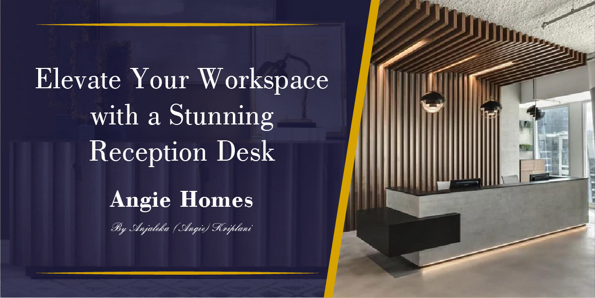 Elevate Your Workspace with a Stunning Reception Desk