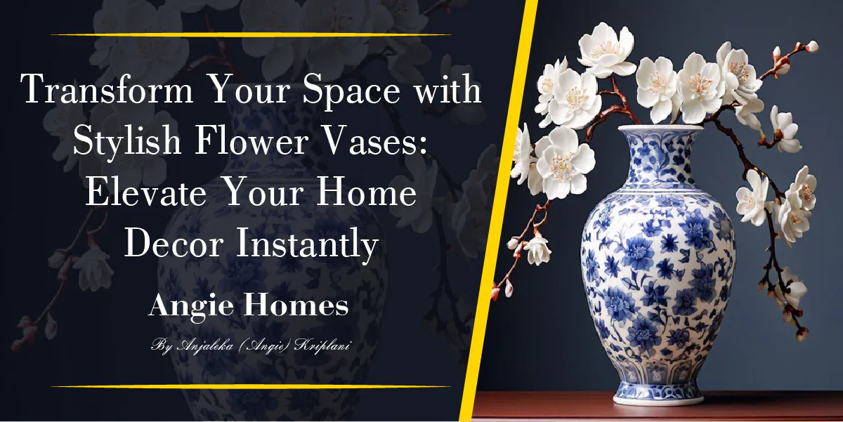 Transform Your Space with Stylish Flower Vases: Elevate Your Home Decor Instantly