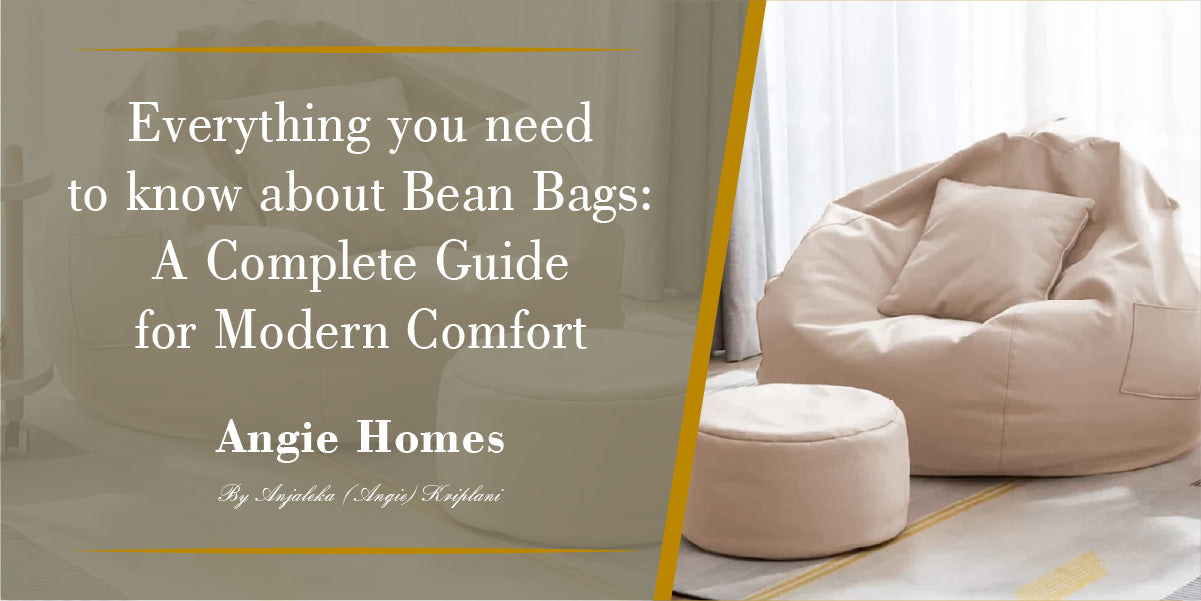 Everything you need to know about Bean Bags A Complete Guide for Modern Comfort