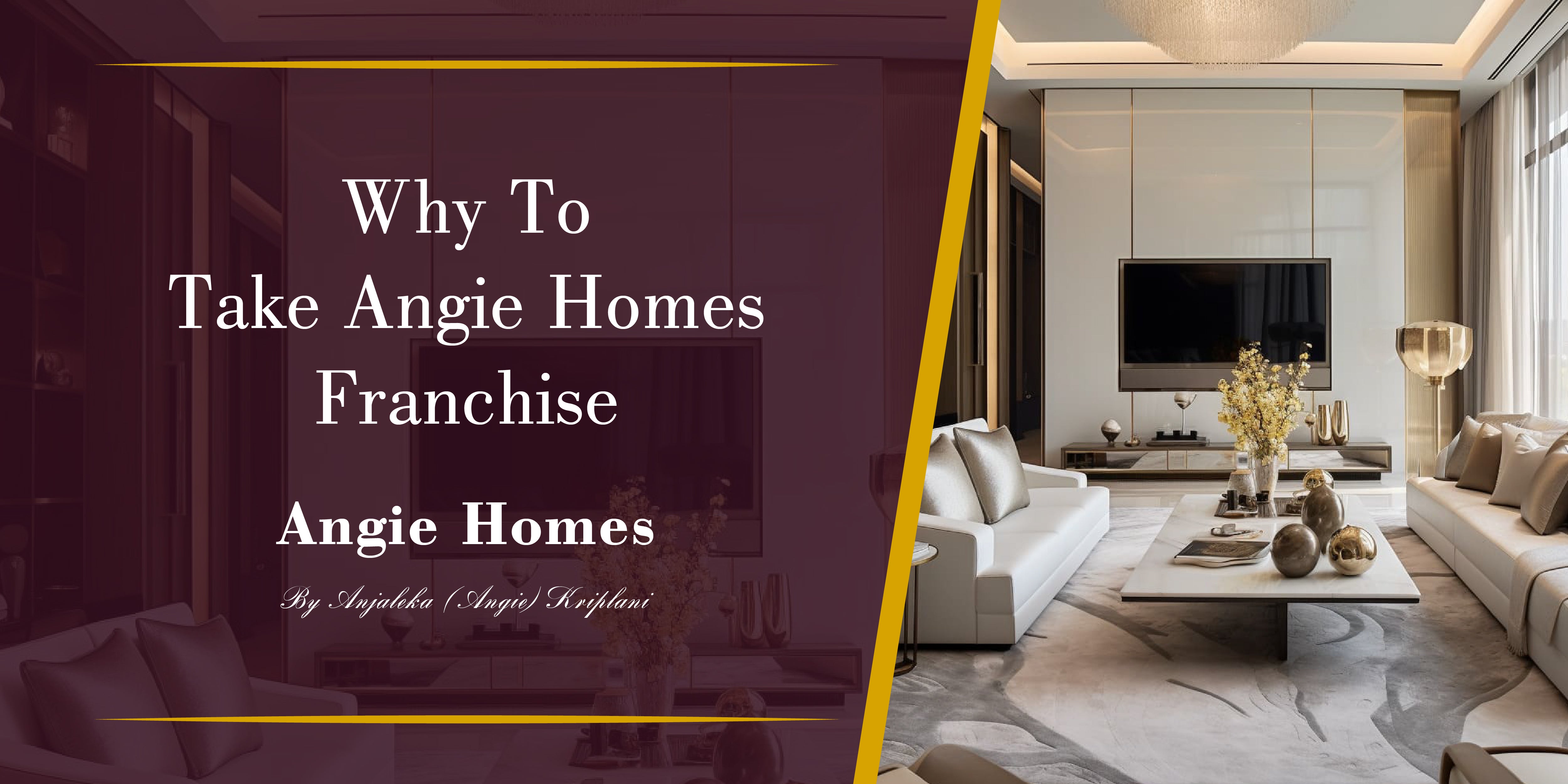 Why To Take Angie Homes Franchise