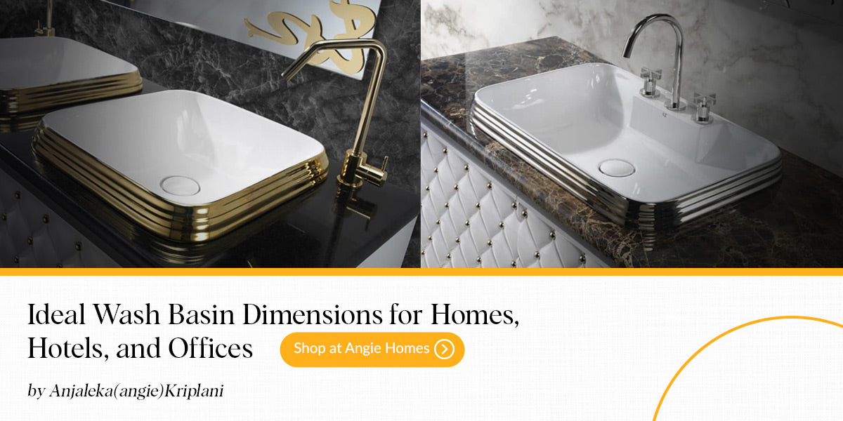 Ideal Wash Basin Dimensions for Homes, Hotels, and Offices