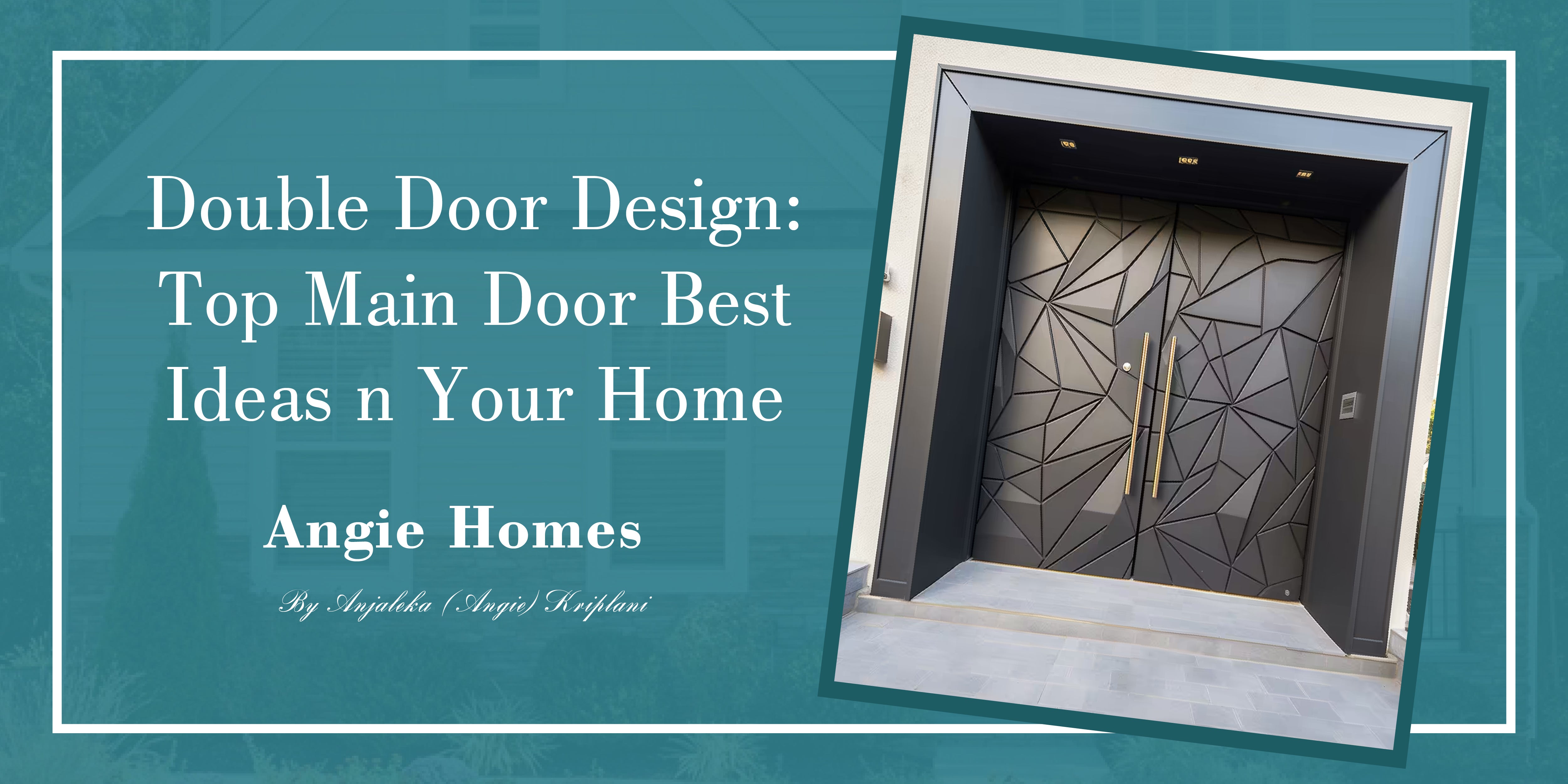 Double Door Design: Top Main Door Best Ideas in Your Home