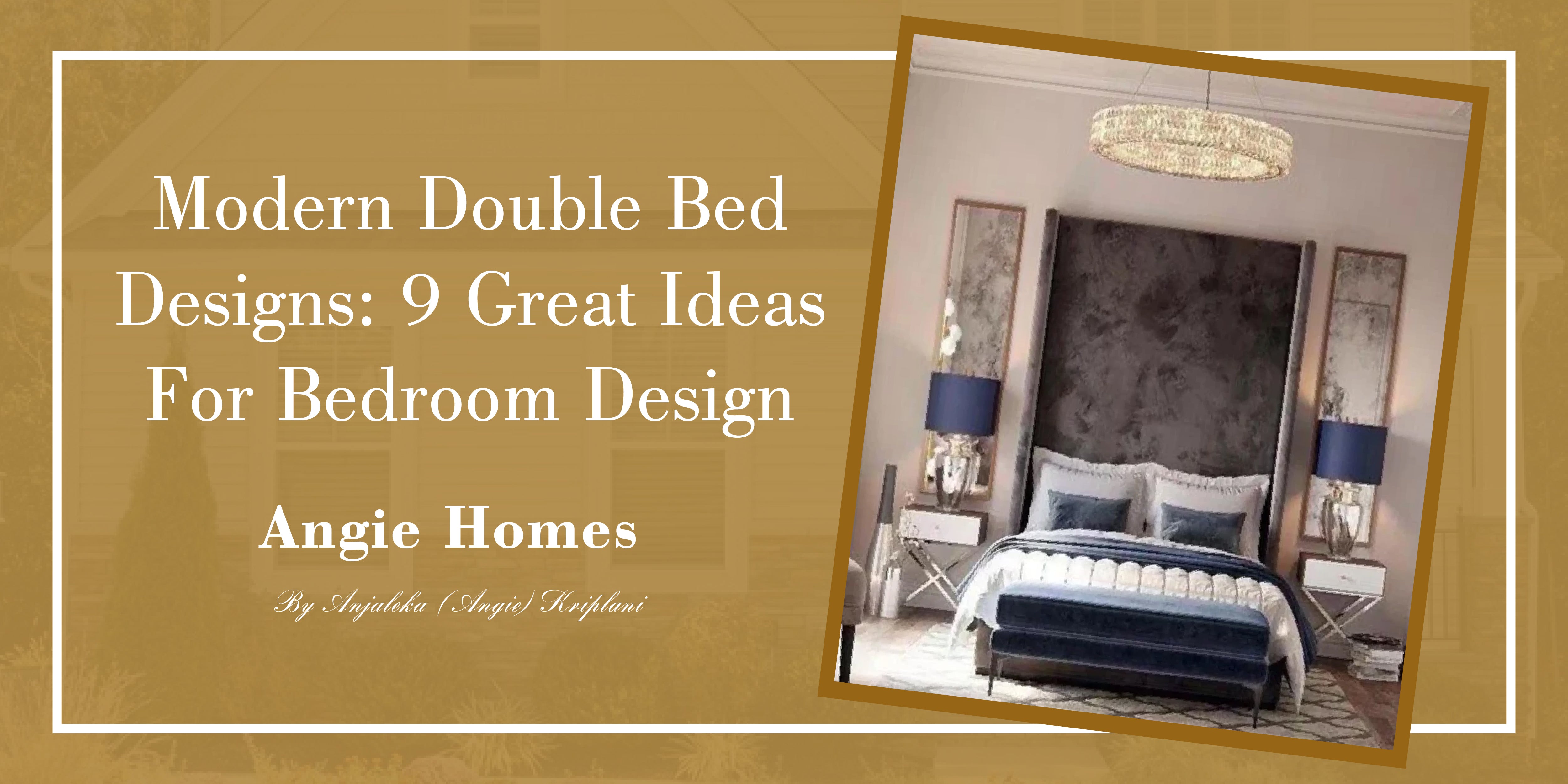 Modern Double Bed Designs: 9 Great Ideas for Bedroom Design