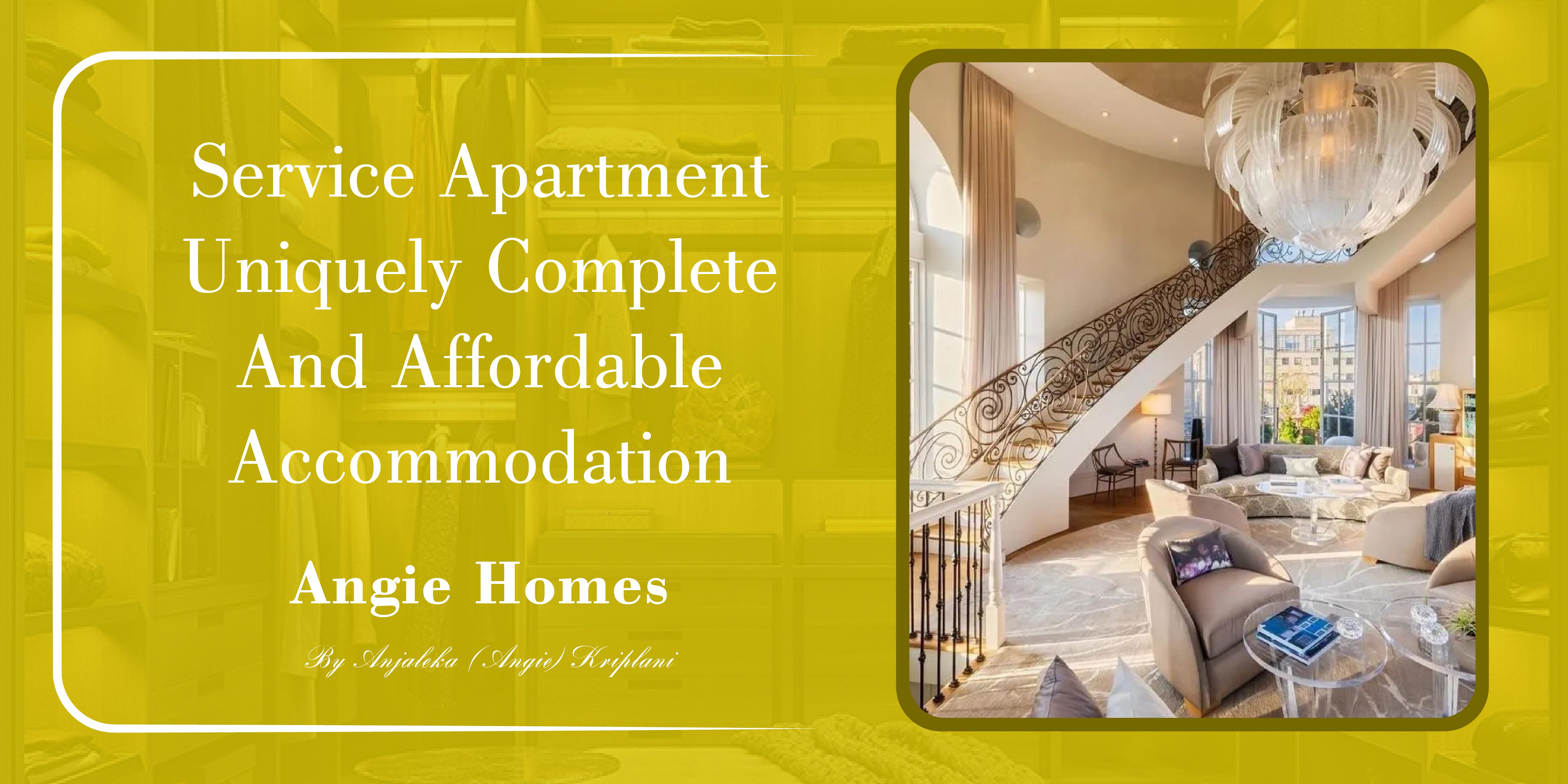 service apartment uniquely complete and affordable accommodation