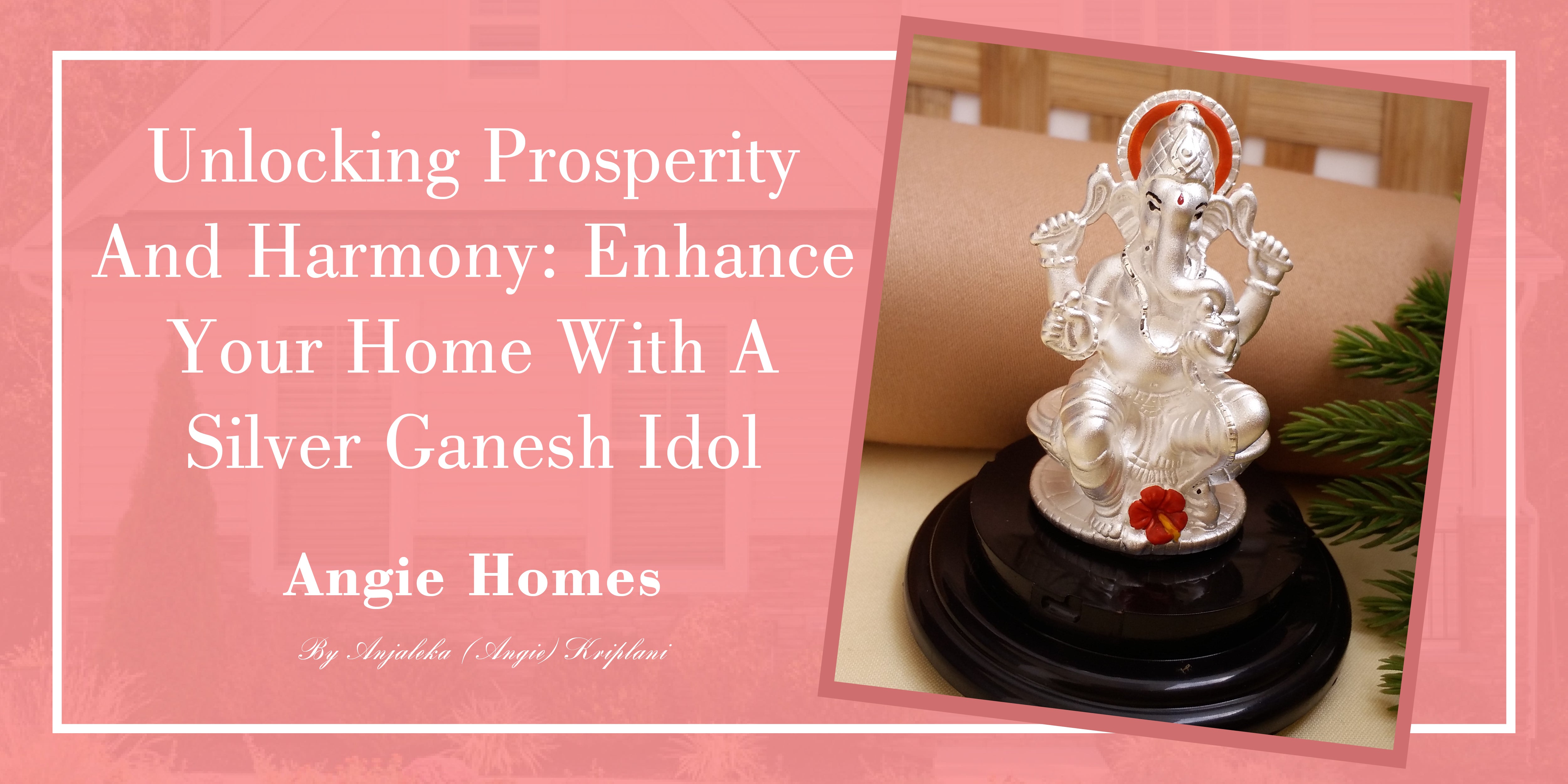 Unlocking Prosperity and Harmony: Enhance Your Home with a Silver Ganesh Idol