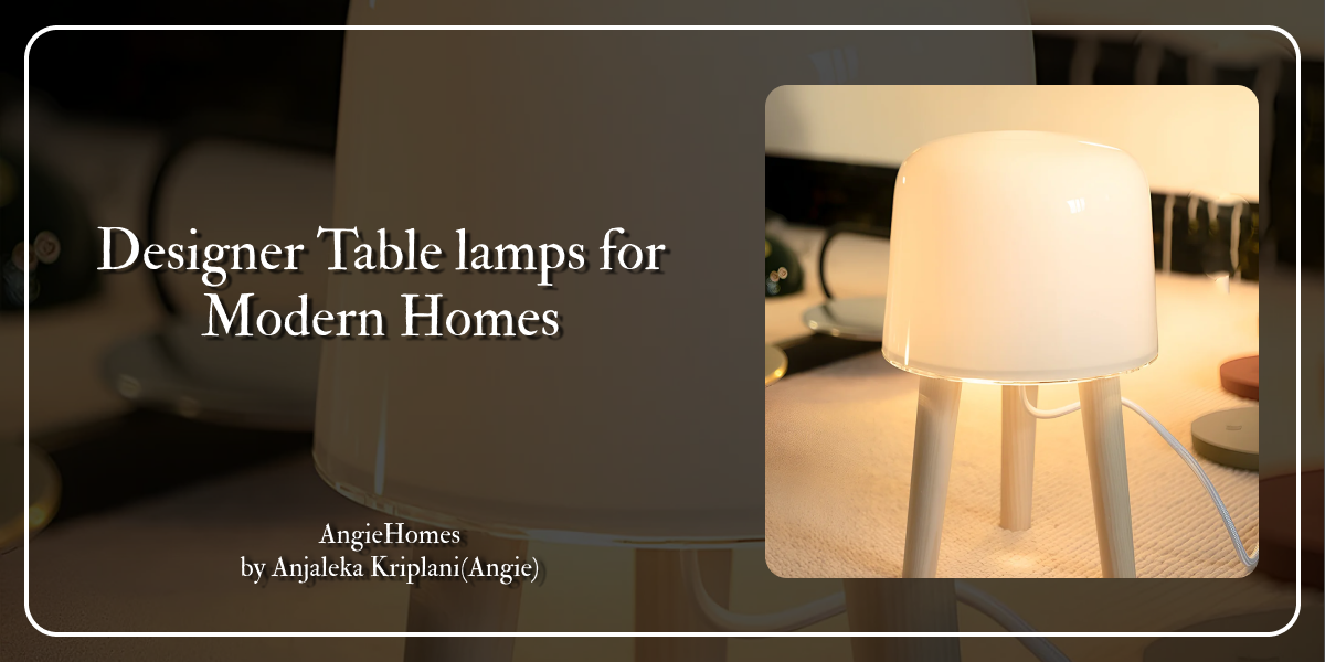 Designer Table lamps for Modern Homes
