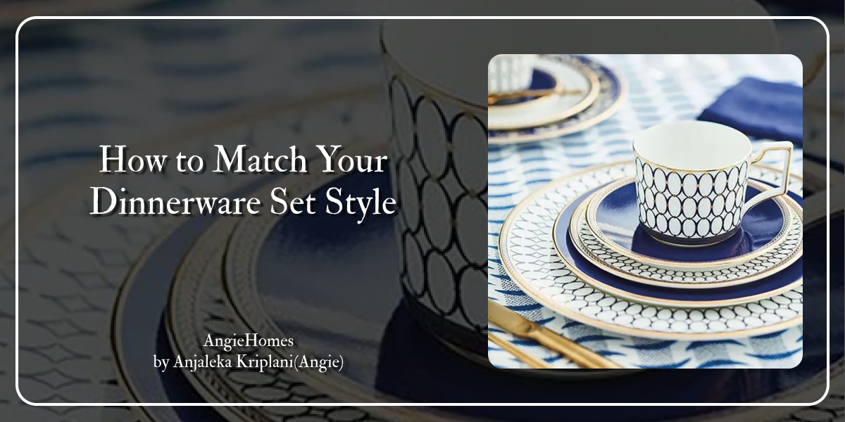 How to Match Your Dinnerware Set Style