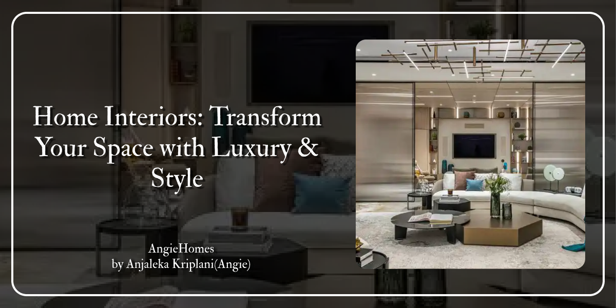 Home Interiors: Transform Your Space with Luxury & Style