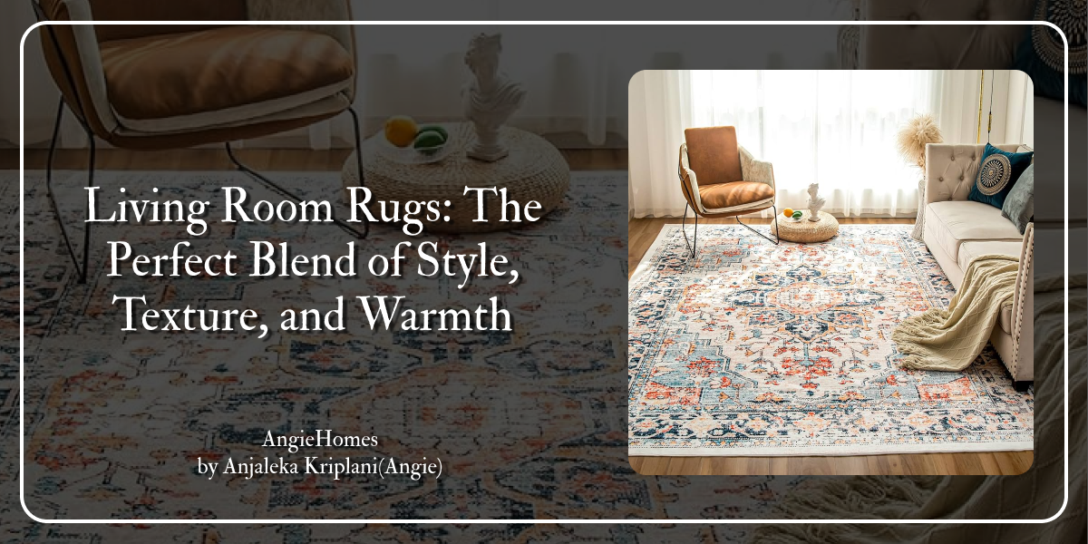 Living Room Rugs: The Perfect Blend of Style, Texture, and Warmth