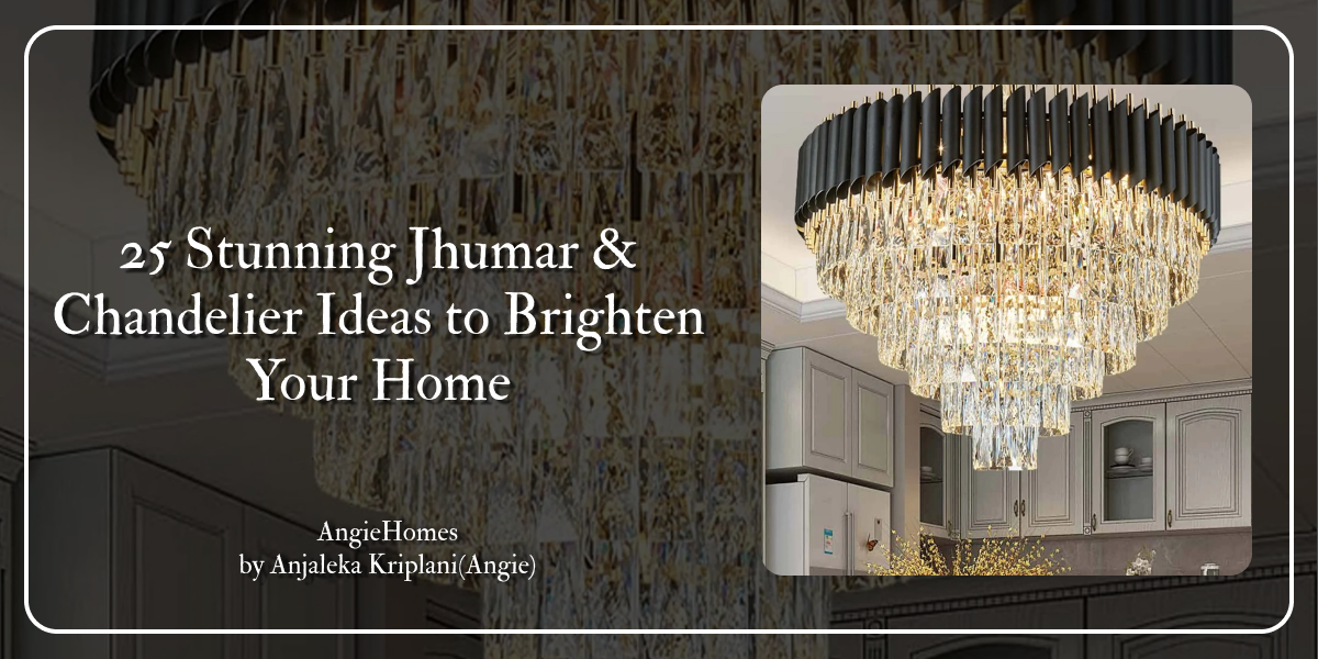 25 Stunning Jhumar & Chandelier Ideas to Brighten Your Home – ANGIE HOMES