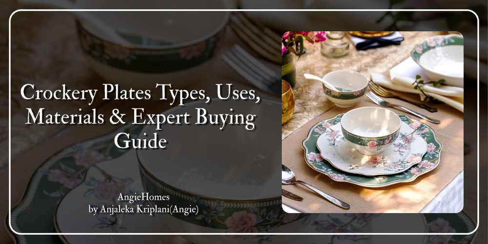 Crockery Plates Types, Uses, Materials & Expert Buying Guide – ANGIE HOMES