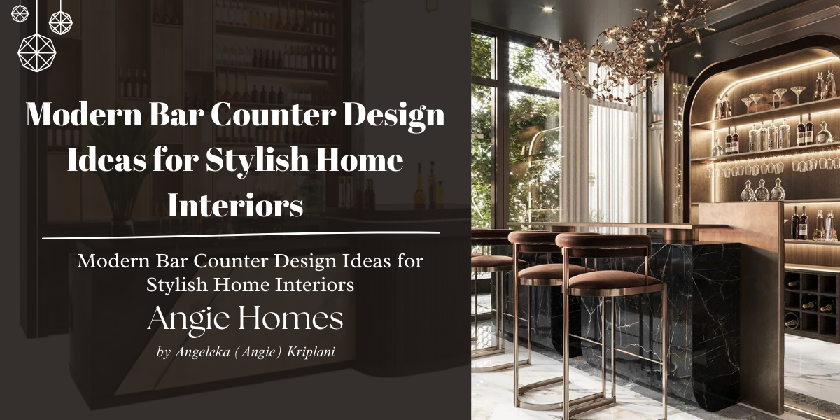 Home Bar Counter Design