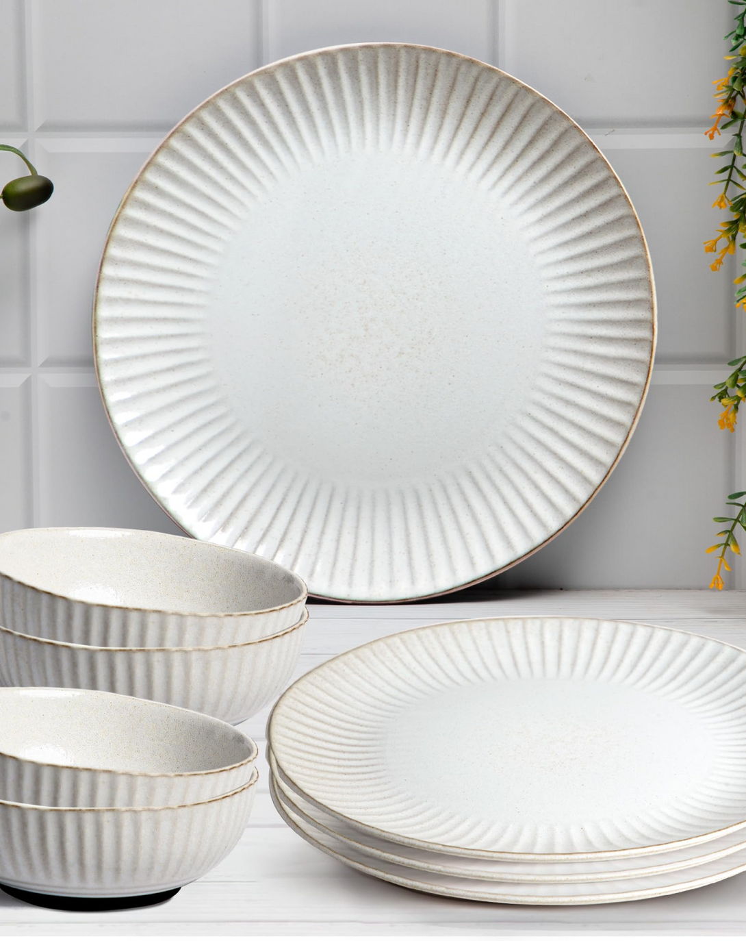 Elegance Dinner Plates ANGIE HOMES