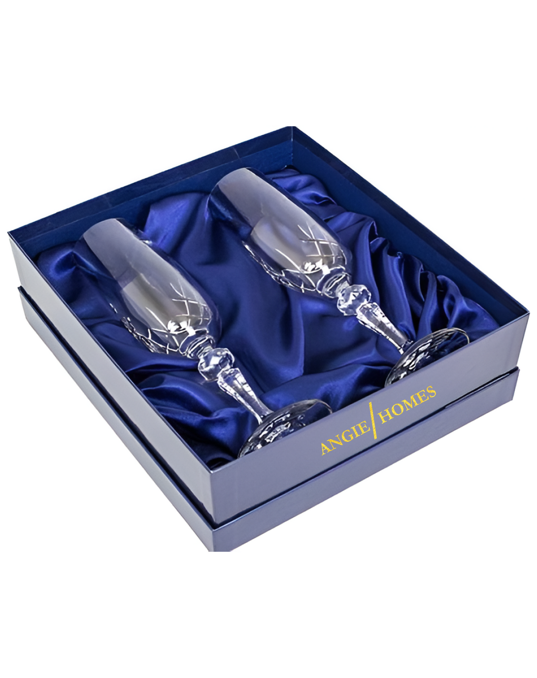 Drinkware Champagne Glasses Set of 2 ANGIE HOMES