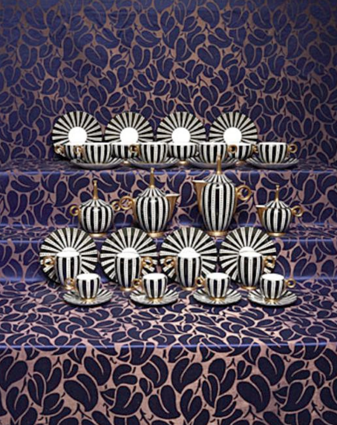 Cherry Blossom Handpainted Tea Sets ANGIE HOMES