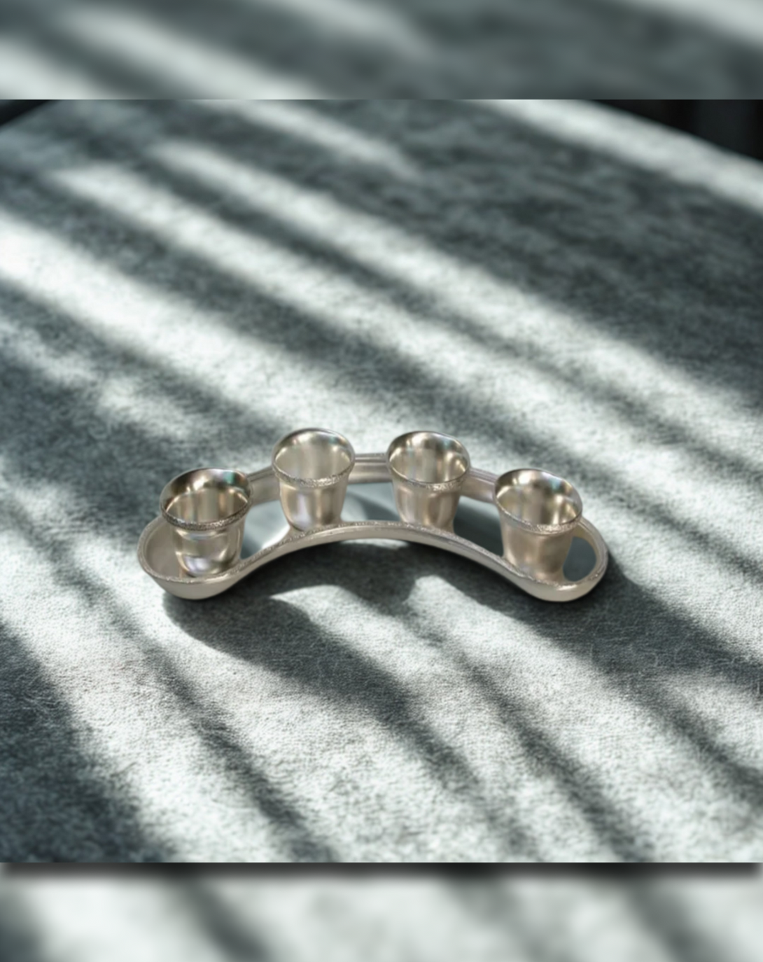 Small Silver Plate Bowl Set of 4 - Angie India Serverware ANGIE HOMES