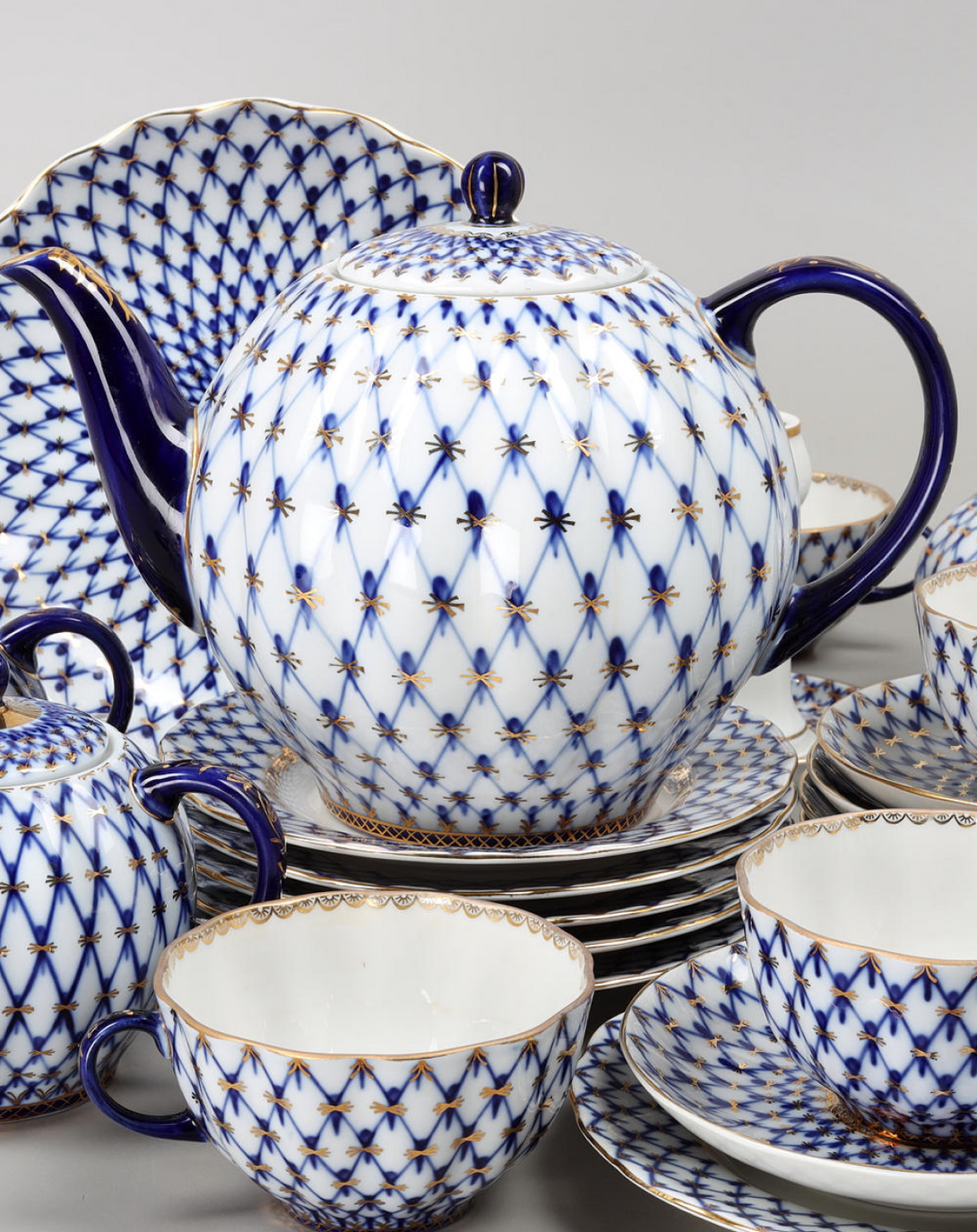 Peacock Plume Stoneware Tea Sets ANGIE HOMES