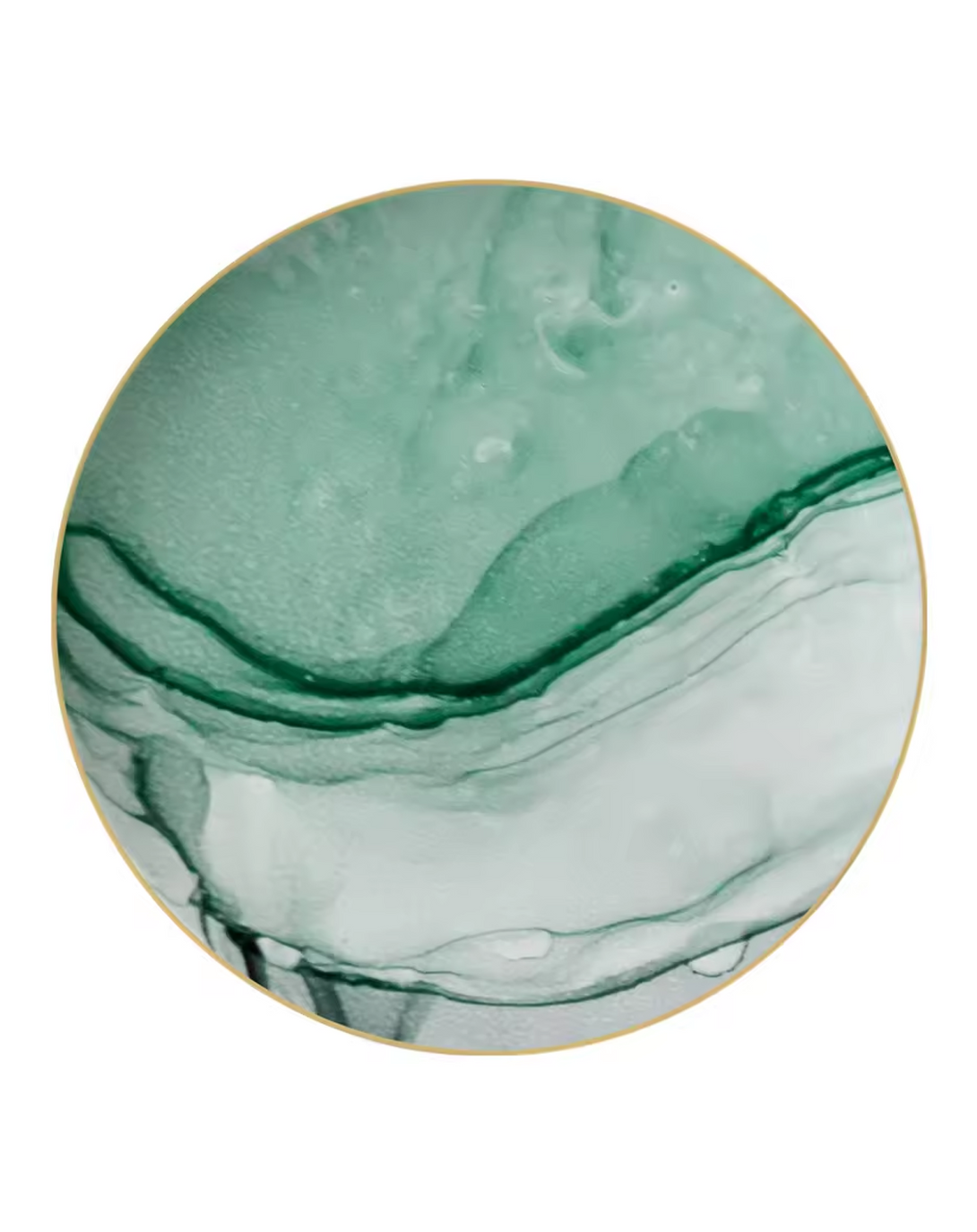 marble design fancy bone china plates ANGIE HOMES