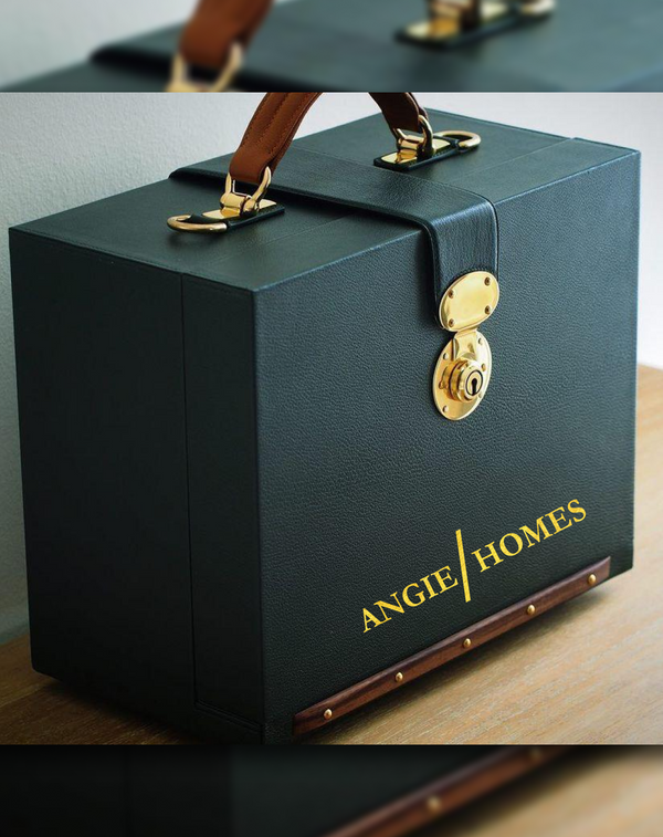 Luxury Leather Gifts box ANGIE HOMES
