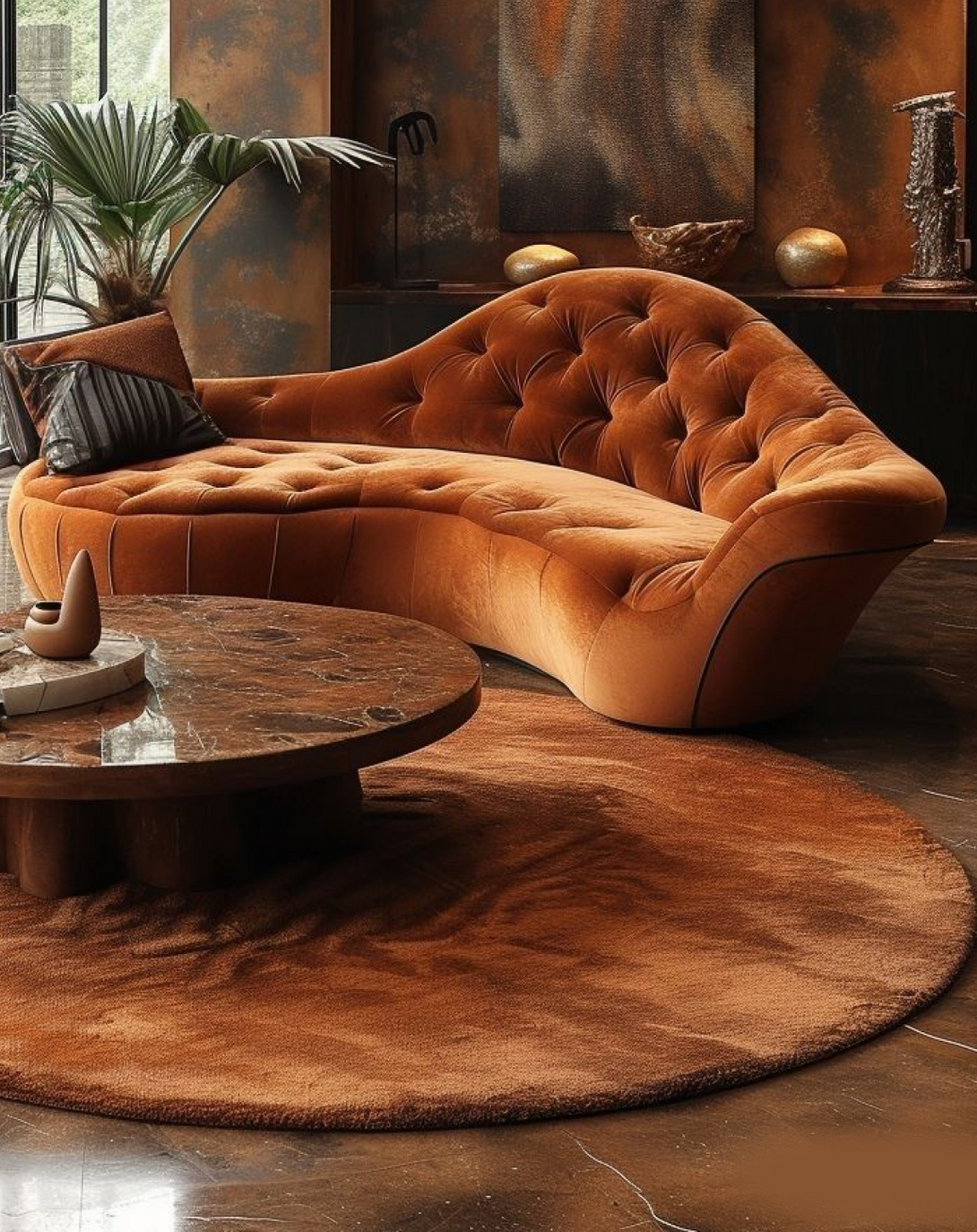 Modern High Back Luxury Sofa Set ANGIE HOMES