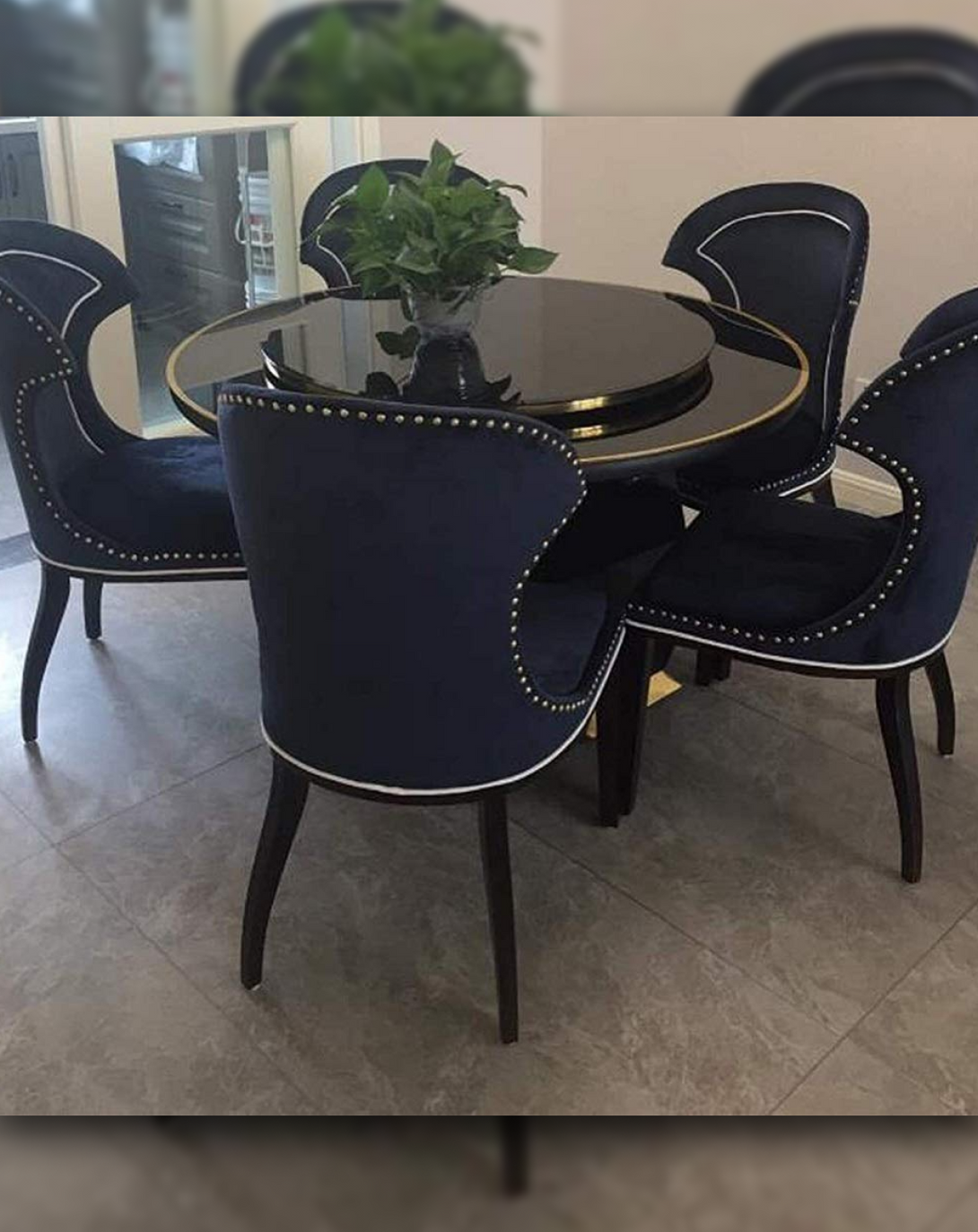 Kin Blue Dining Chair ANGIE HOMES