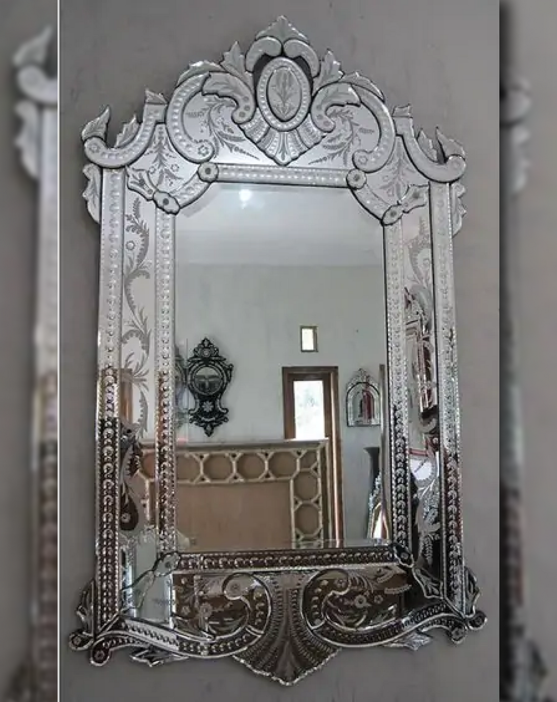 Cino Classic Silver Leaf Mirror - Angie's India Mirrors ANGIE HOMES