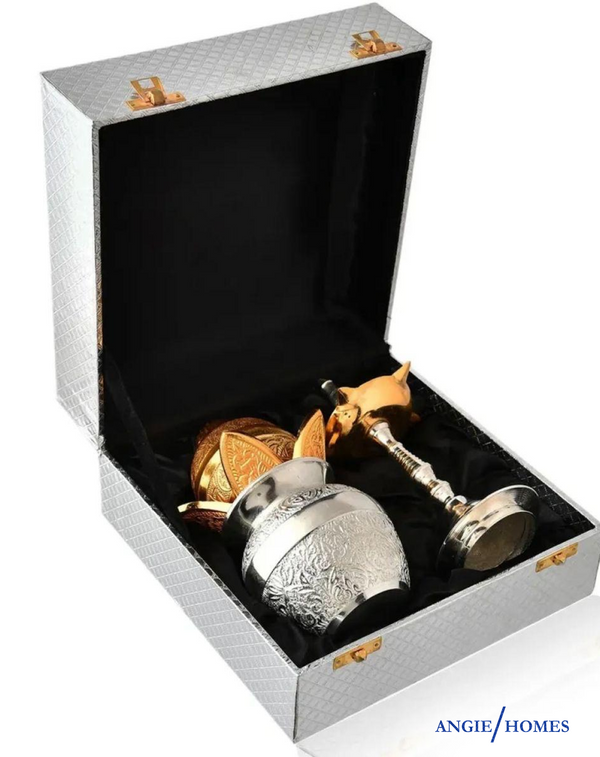 Silver Burner and Candle stand For Gifting ANGIE HOMES