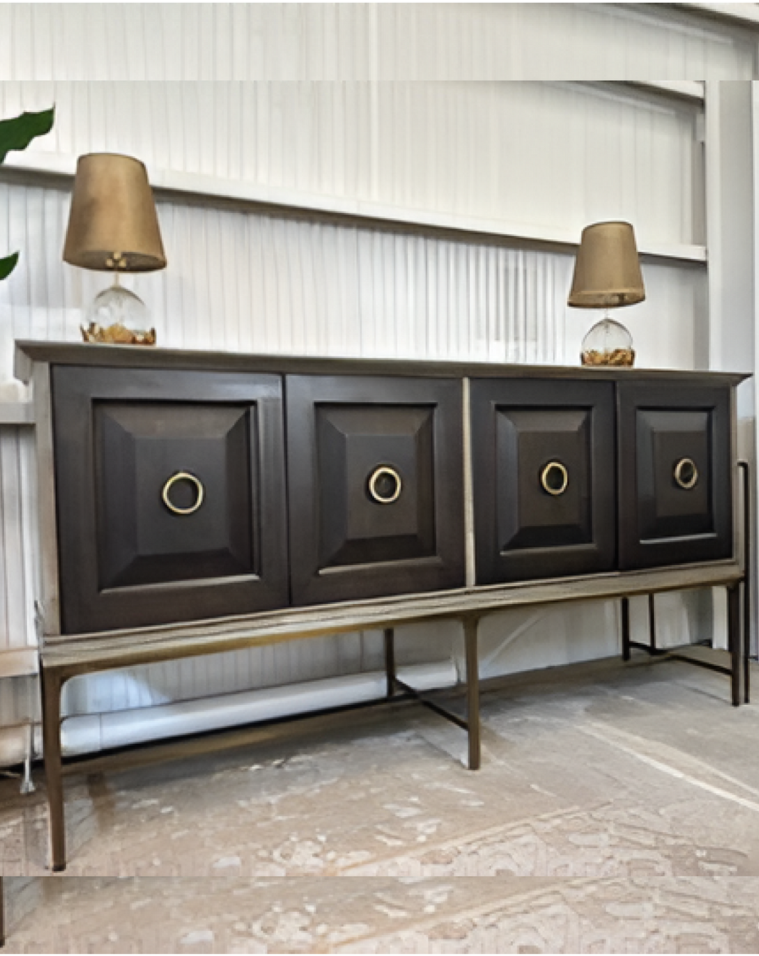 LUCAS BROWN WOOD SIDE BOARD ANGIE HOMES